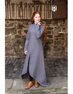Túnica medieval Ranwen, gris 2