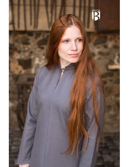 Túnica medieval Ranwen, gris
