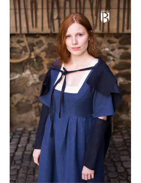 Frida armwarmers mouwen in blauw