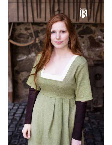 Frida armwarmers mouwen in bruin