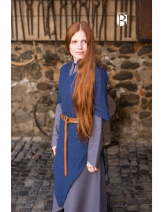Middeleeuwse tuniek Laylin, blauw 2