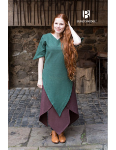 Middeleeuwse tuniek Laylin, groen 2