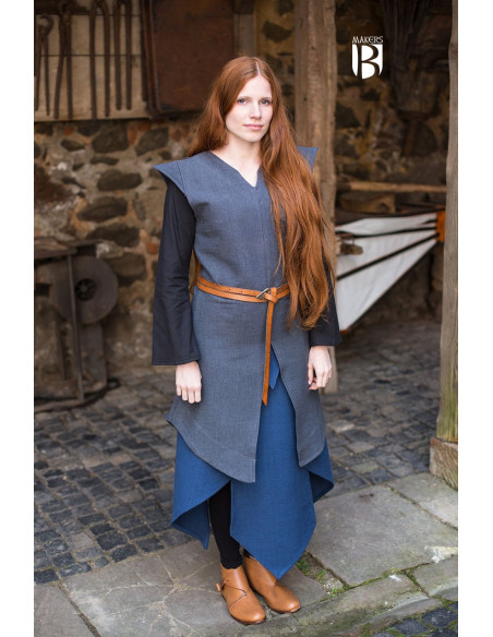 Túnica medieval Eryn, gris