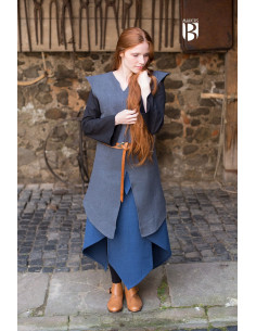 Túnica medieval Eryn, gris 2