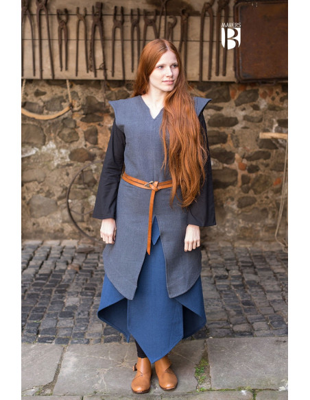 Túnica medieval Eryn, gris