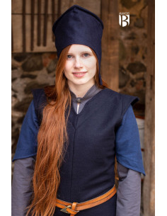 Sombrero de mago Adis, lana azul 2