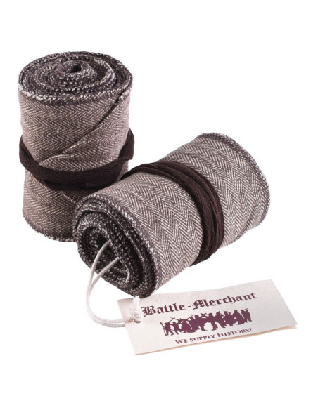 Mittelalterliche Rippensocken mit Spickendesign