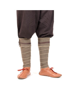 Mittelalterliche Rippensocken mit Spickendesign 2