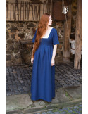 Vestido medieval Frideswinde, azul