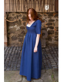 Frideswinde middeleeuwse jurk, blauw