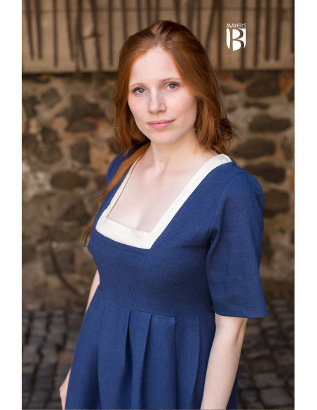 Frideswinde Mittelalterkleid, blau