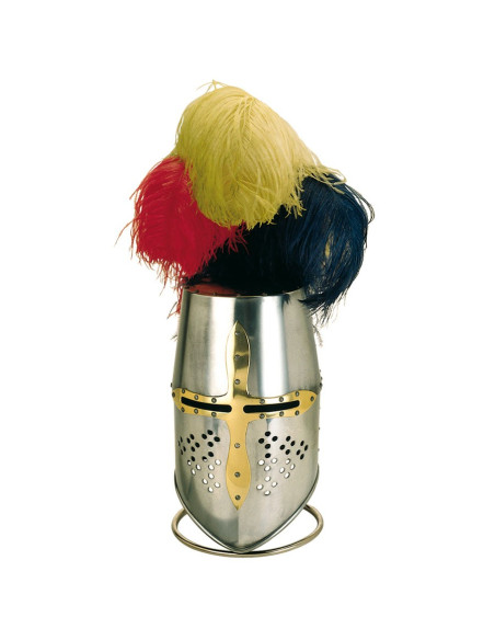 Templerhelm mit Federn, Marto