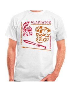 Gladiator og romersk T-shirt, kortærmet