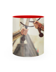 Taza de Cerámica Lucha Medieval