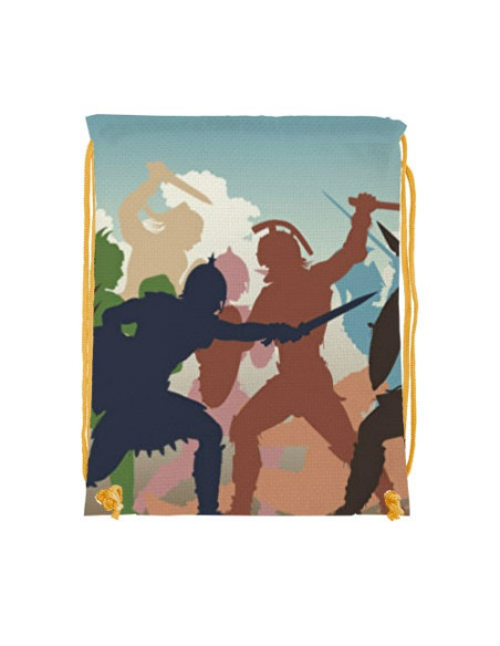 Snørepose Fight Gladiators (34x42 cm.) Snørepose Fight Gladiators (34x42 cm.)