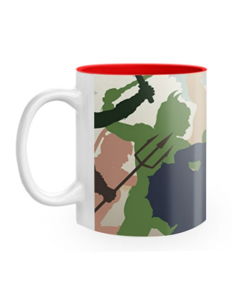 Taza de Cerámica Lucha Gladiadores Romanos