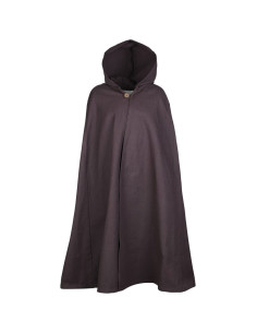 Capa medieval para niños, marrón