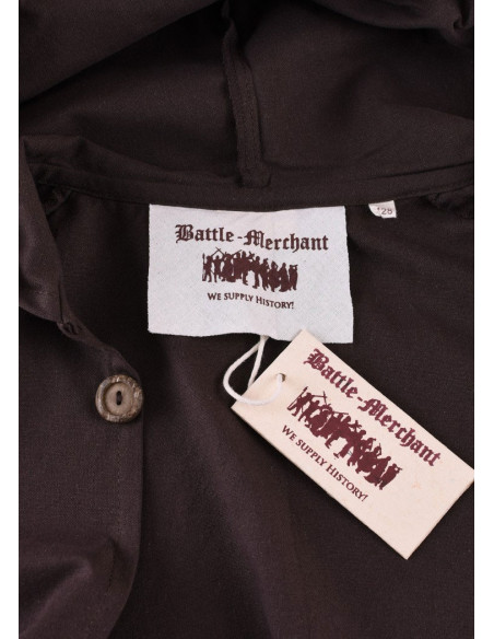 Middelalderkappe til børn, brun