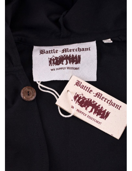 Mittelalterlicher Umhang für Kinder, schwarz