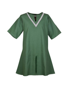 Túnica medieval Ailrik verde