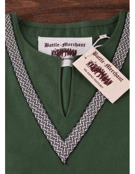 Ailrik grüne mittelalterliche Tunika