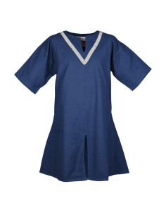 Blaue mittelalterliche Tunika von Ailrik
