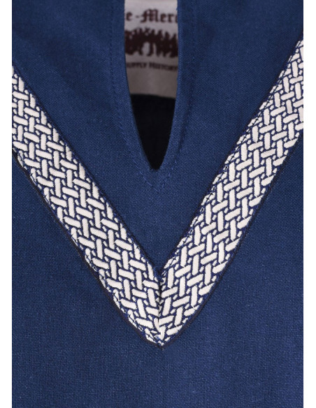 Túnica medieval Ailrik azul