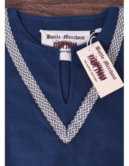 Túnica medieval Ailrik azul