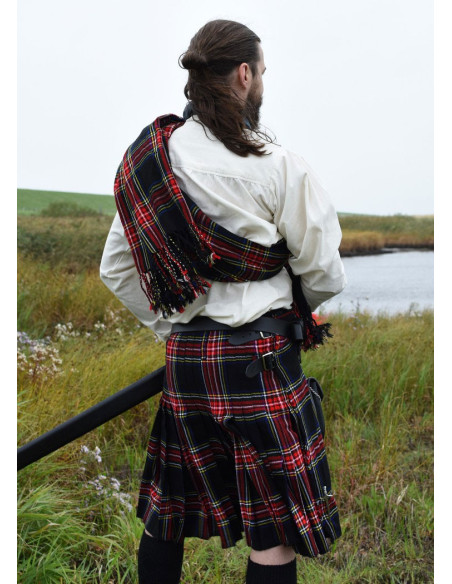 Kilt 8 yard Stewart tartán Kilt 8 yard Stewart tartán