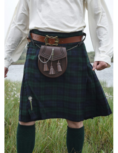 Kilt 8 yard Black Watch tartán