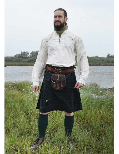 Kilt 8 yard Black Watch tartán