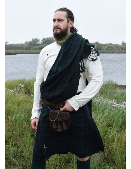 Kilt 8 yard Black Watch tartán