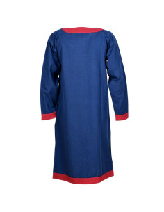 Vallentin lange middeleeuwse tuniek, blauw 2