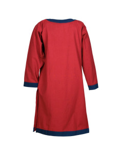 Vallentin lange mittelalterliche Tunika, rot 2