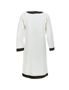 Vallentin lange middeleeuwse tuniek, wit 2