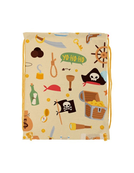 Mochila de cuerdas Piratas (34x42 cms.) Mochila de cuerdas Piratas (34x42 cms.)
