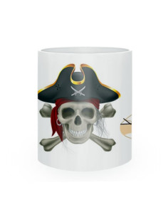 Piraten-Keramikbecher