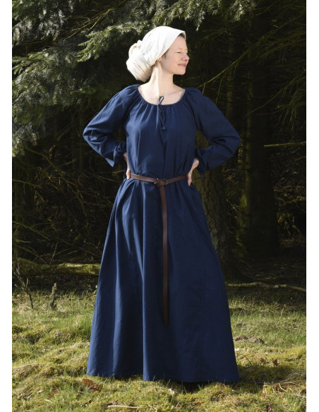 Mittelalterkleid Ana, blau