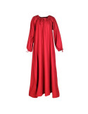 Vestido medieval Ana, rojo