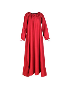 Vestido medieval Ana, rojo