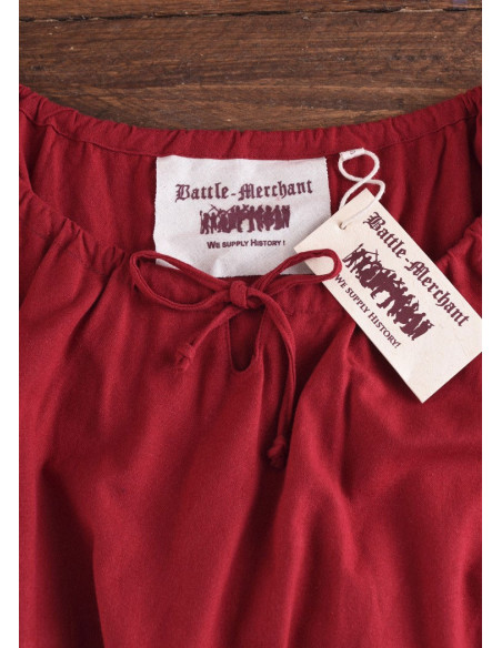 Vestido medieval Ana, rojo
