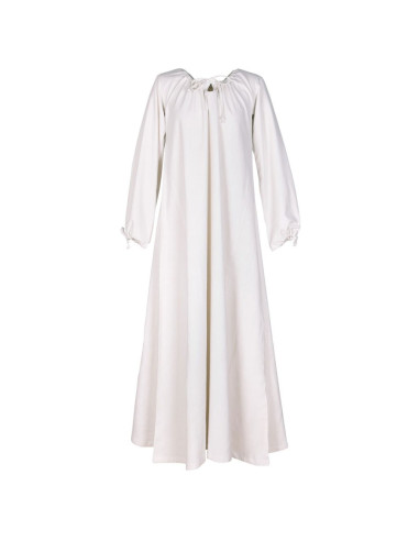 Alegaciones apretón patrocinado Vestido medieval Ana, blanco ⚔️ Tienda Medieval Talla L