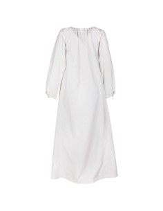 Vestido medieval Ana, blanco 2