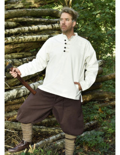 Bondeskjorte med knapper
