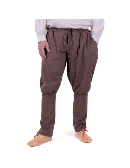 Pantalones vikingos Olaf, marrón