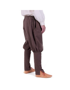 Pantalones vikingos Olaf, marrón 2