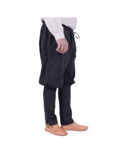 Pantalones vikingos Olaf, negro 2