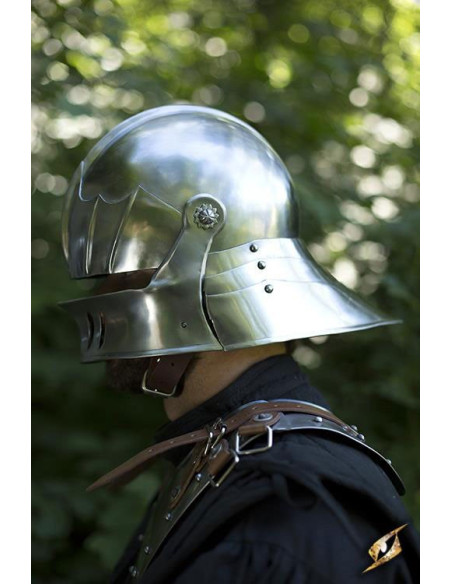 Sallet helm met vizier