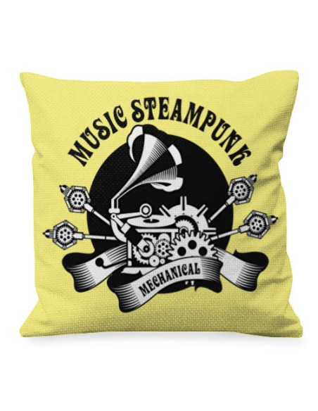 SteamPunk Muziek Design Kussen
