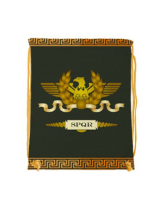 Mochila de cuerdas Legión Romana SPQR (34x42 cms.)